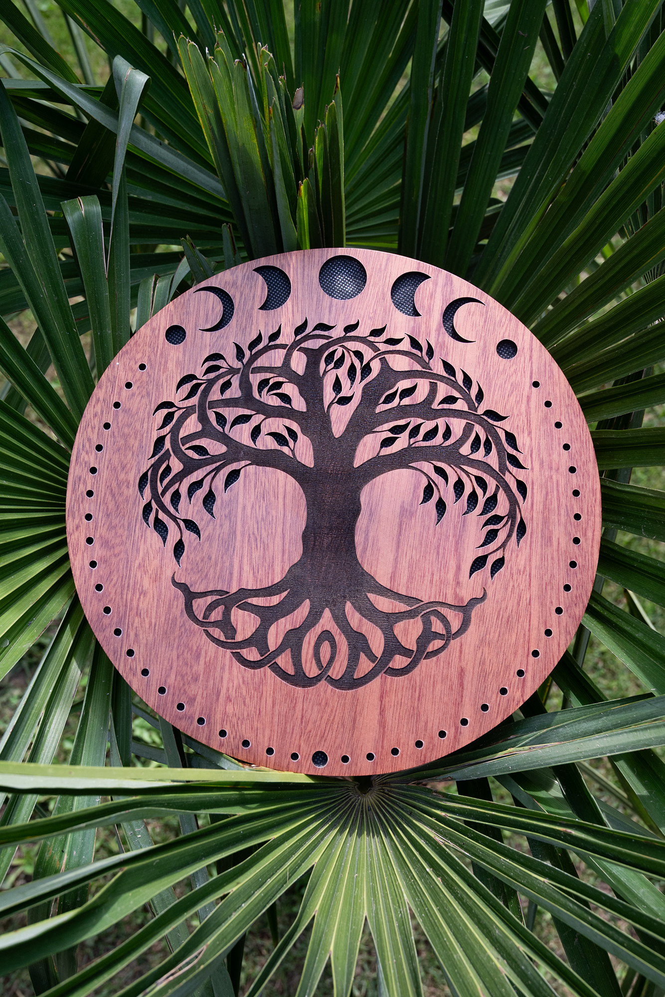 Rain Disk Mondphasen Lebensbaum 10"